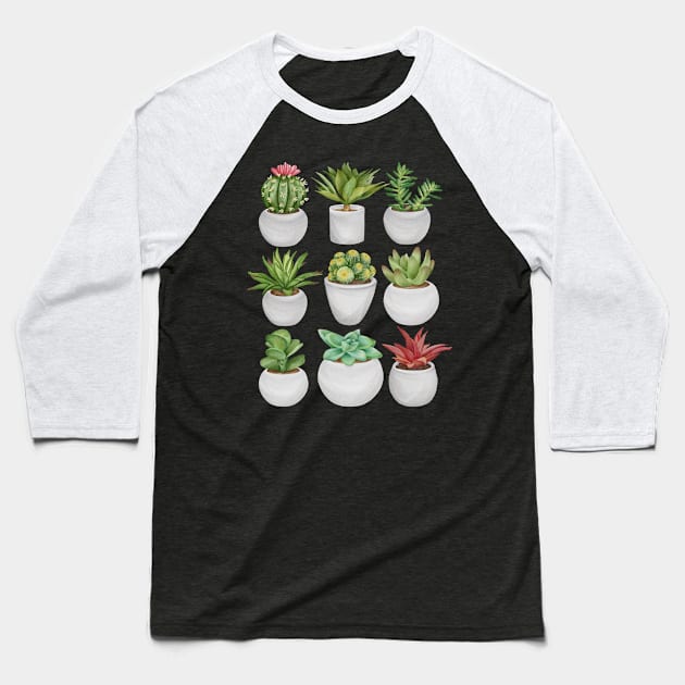 Just One More Plant Baseball T-Shirt by HappyPeeps